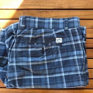 Southern Tide Skipjack plaid shorts 34